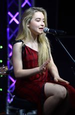 SABRINA CARPENTER Performs at 97.3 Radion Station in Fort Lauderdale 12/19/2016