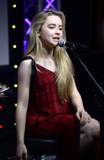 SABRINA CARPENTER Performs at 97.3 Radion Station in Fort Lauderdale 12/19/2016