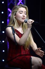 SABRINA CARPENTER Performs at 97.3 Radion Station in Fort Lauderdale 12/19/2016