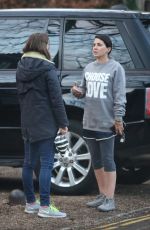 SADIE FROST Out and About in London 12/24/2016