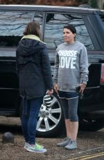 SADIE FROST Out and About in London 12/24/2016