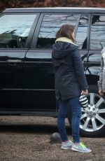 SADIE FROST Out and About in London 12/24/2016