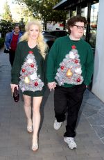 SARA BARRETT Out Shopping with Boyfriend in Burbank 12/03/2016