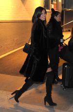 SARA SAMPAIO Leaves AOL Studios in New York 12/05/2016