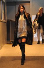 SARA SAMPAIO Leaves AOL Studios in New York 12/05/2016