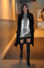 SARA SAMPAIO Leaves AOL Studios in New York 12/05/2016
