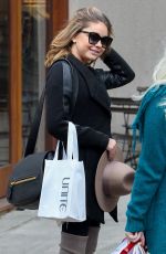 SARAH HYLAND at a Salon in Beverly Hills 12/23/2016