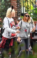 SARAH HYLAND Out at Disneyland in California 12/27/2016