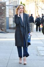 SARAH PAULSON on the Set of 