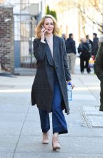 SARAH PAULSON on the Set of 
