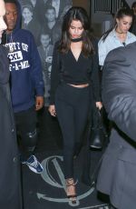 SELENA GOMEZ Leaves Catch LA in West Hollywood 12/03/2016