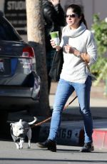 SELMA BLAIR Walks Her Dog Out in Sherman Oaks 11/30/2016