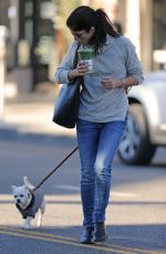 SELMA BLAIR Walks Her Dog Out in Sherman Oaks 11/30/2016