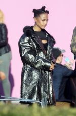 SERAYAH MCNEILL on the Set of Her New Music Video in West Hollywood 12/18/2016