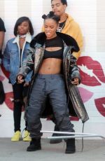 SERAYAH MCNEILL on the Set of Her New Music Video in West Hollywood 12/18/2016