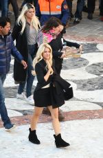 SHAKIRA on the Set of a Commercial in Barcelona 11/30/2016