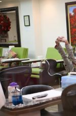 SHARON STONE at a Salon in Beverly Hills 12/06/2016