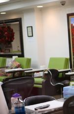 SHARON STONE at a Salon in Beverly Hills 12/06/2016