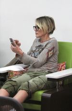 SHARON STONE at a Salon in Beverly Hills 12/06/2016