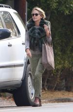SHARON STONE at a Salon in Beverly Hills 12/06/2016