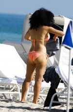 SHERA KERIENSKI in Bikini at a Beach in Miami 12/14/2016