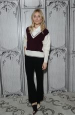 SIENNA MILLER at AOL Build Speaker Series in New York 12/13/2016