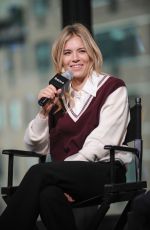 SIENNA MILLER at AOL Build Speaker Series in New York 12/13/2016