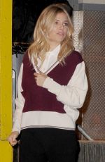 SIENNA MILLER Leaves AOL Build Studios in New York 12/13/2016