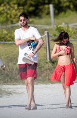 SILA SAHIN in Bikini at a Beach in Miami 12/27/2016