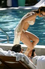SILA SAHIN in Bikini at a Pool in Miami 12/29/2016