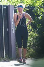 SOFIA LEVIN Out Jogging in Melbourne 12/20/2016