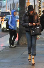 SOFIA VERGARA at a Tanning Salon in Beverly Hills 12/15/2016