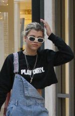 SOPHIA RICHIE Out for Shopping in Beverly Hills 12/14/2016