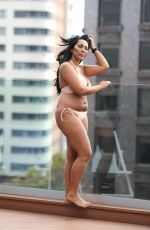 SOPHIE KASAEI in Bikini at Rooftop Pool in Dubai 12/17/2016