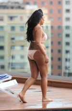 SOPHIE KASAEI in Bikini at Rooftop Pool in Dubai 12/17/2016