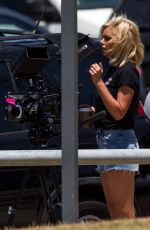 SOPHIE MONK on the Set of a Movie in Cronulla 11/22/2016