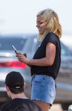 SOPHIE MONK on the Set of a Movie in Cronulla 11/22/2016