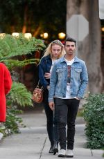 SOPHIE TURNER and Joe Jonas Out in Beverly Hills 11/29/2016
