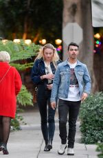 SOPHIE TURNER and Joe Jonas Out in Beverly Hills 11/29/2016
