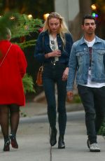 SOPHIE TURNER and Joe Jonas Out in Beverly Hills 11/29/2016