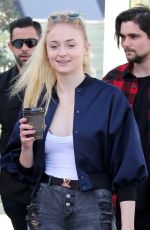 SOPHIE TURNER and Joe Jonas Out in Miami 12/30/2016