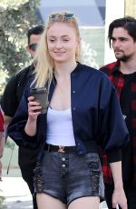 SOPHIE TURNER and Joe Jonas Out in Miami 12/30/2016