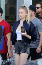 SOPHIE TURNER and Joe Jonas Out in Miami 12/30/2016