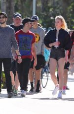 SOPHIE TURNER and Joe Jonas Out in Miami 12/30/2016