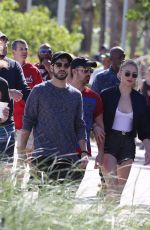 SOPHIE TURNER and Joe Jonas Out in Miami 12/30/2016