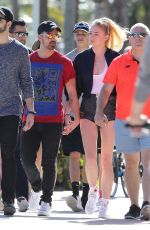 SOPHIE TURNER and Joe Jonas Out in Miami 12/30/2016