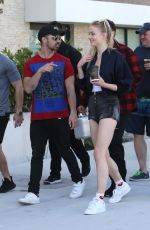 SOPHIE TURNER and Joe Jonas Out in Miami 12/30/2016