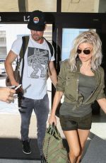 STACY FERGIE FERGUSON at LAX Airport in Los Angeles 12/29/2016