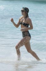 SUKI and MADDI WATERHOUSE in Bikinis at a Beach in Barbados 12/21/2016