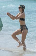SUKI and MADDI WATERHOUSE in Bikinis at a Beach in Barbados 12/21/2016